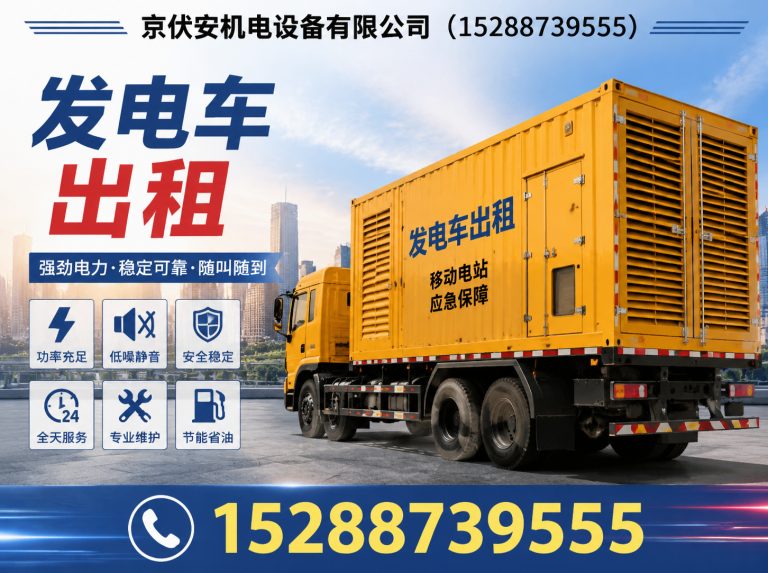 中卫发电机租赁展示图